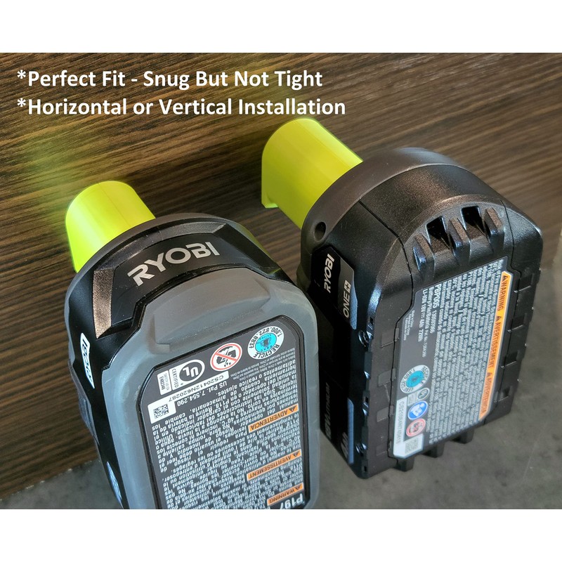 for Ryobi 18V Cordless -Tool & Battery Mounts Hangers Holders