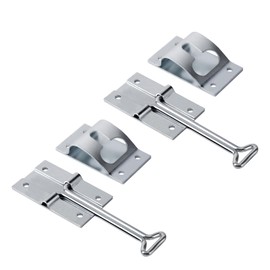 CHANGE MOORE Rv Door Latch Door Holder: 6 Inchs Trailer Door Latch Steel and Zinc Coated Camper Door Holder Metal T-Style Rv Door Holder Rv Screen Door Latch 2Pcs