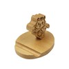 Amamcy Cute Tiger Cell Phone Holder Stand Wooden Smartphone Desk
