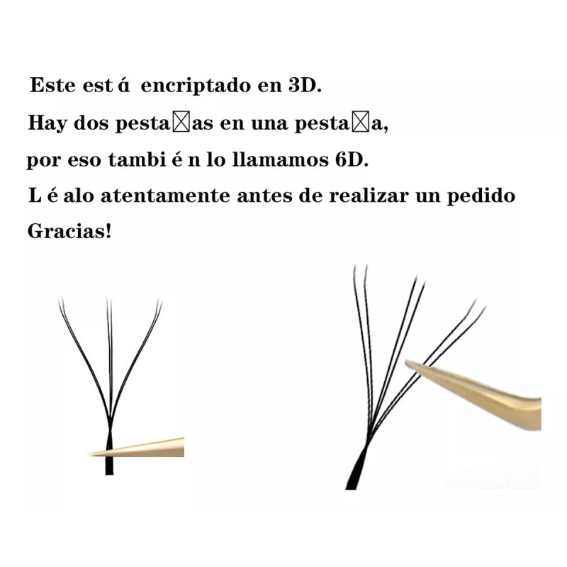 Nagaraku Pestañas Nagaraku W 6d Cifrado Clover Fan