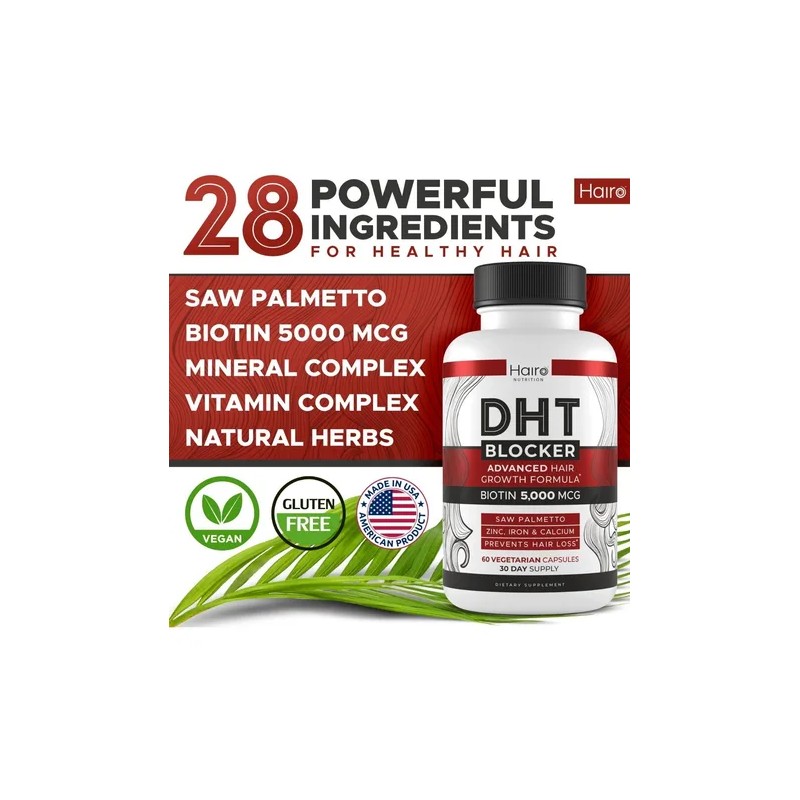 Bloquedor Dht 30 Capsulas Apoya El Crecimiento Del Cabello