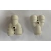 2 x John Guest PPM2312W White Polypropylene 12mm Push Fit