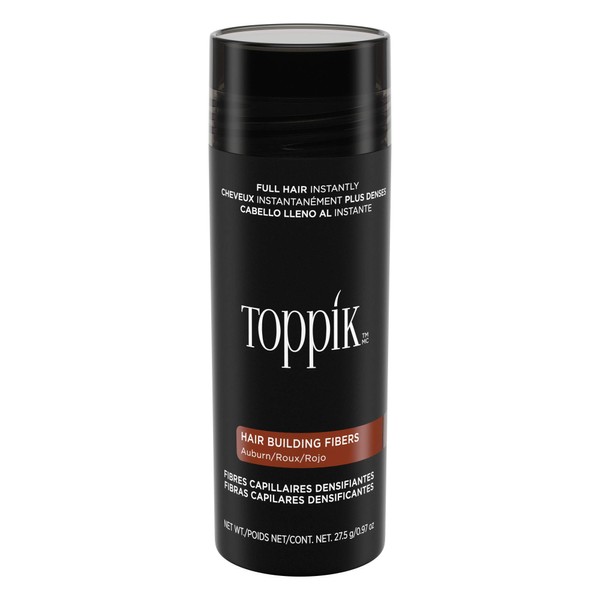 Toppik hair fibres for extra fullness, volume. 28 g auburn