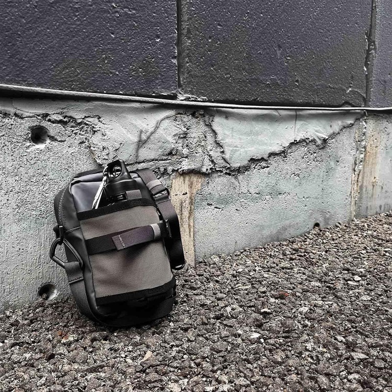 CIE GRID-3 SHOULDER BAG-04 Black, Lightweight, Waterproof Material, Made in