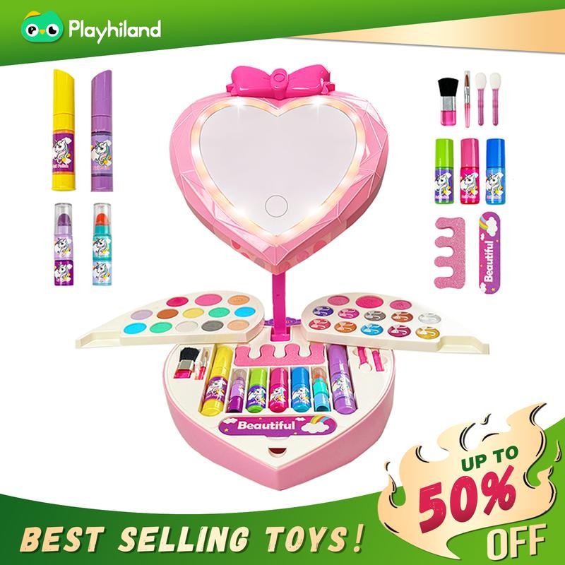 Magic Pink Mirror Make Up Toy Set Aged 3 4