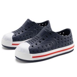 KALEKI Zapatos acuáticos para niños y niñas: Sandalias Antideslizantes de Secado rápido, Ligeras y sin Cordones para Nadar, Jugar en la Playa y el jardín.