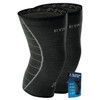 Rymora Knee Supports for Men and Women (Black) (Pair) (Extra