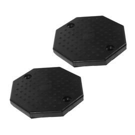 PACKOVE 2pcs Floor Jack Rubber Pads Universal Jack Pad for Vehicle Lifts Heavy-Duty Octagonal Design Compatible