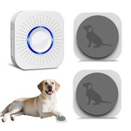 Yoiilifee Dog Door Bell for Potty Training, Smart Wireless Doggie Doorbell to Go Outside, 1000 Feet Long Range with IP65 Waterproof Touch Button, 20 Melodies & Adjustable Volume (2 Button)