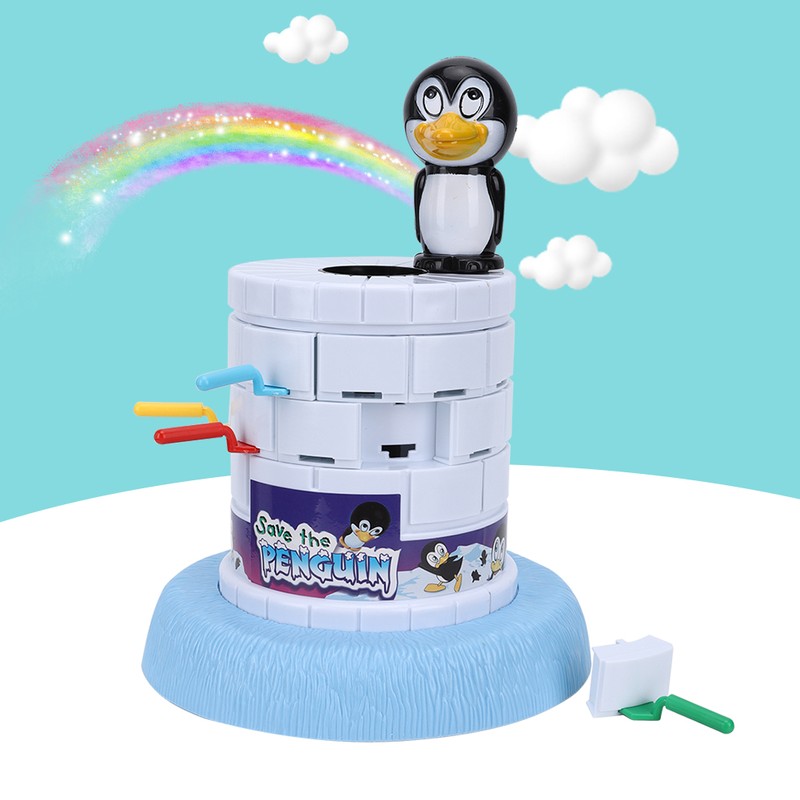 Plastic Kids Interaction Educational Table Game Toys Interesting Penguin Rescue