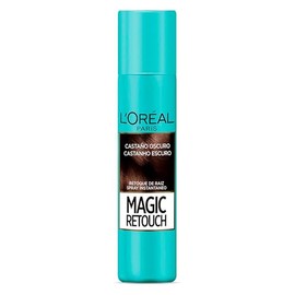 L'Oréal Paris Magic Retouch Retocador de Canas y Raíces, Cobertura Instantánea y Facíl Aplicación, Tono Castaño Oscuro, 75ml