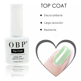 Obp Kit Gel Obp Base - Top Coat Uv Para Uñas 7.5ml