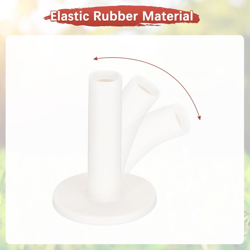 TIXIPEM 2.36IN Rubber Golf Tees [6PCS] - Flexible Stable Ball