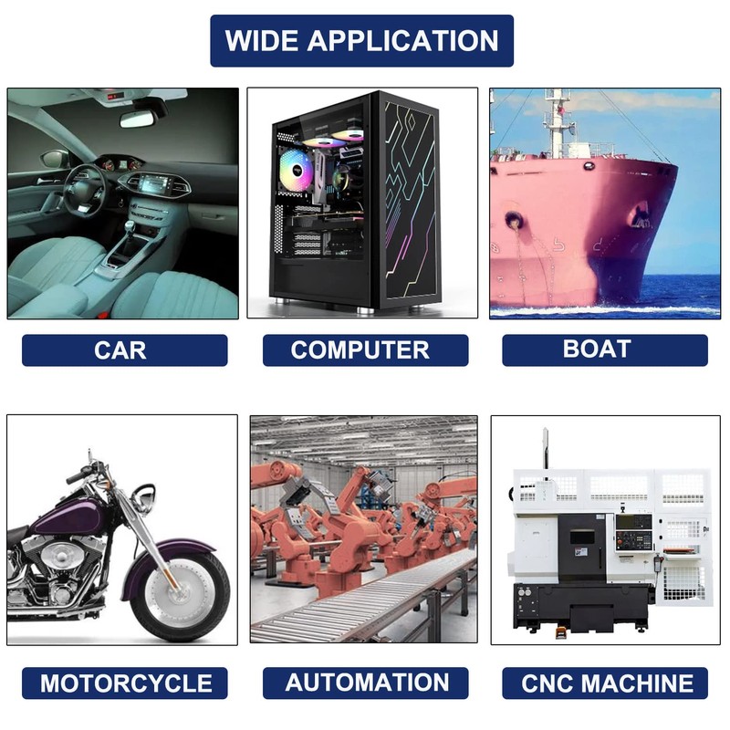 DMWD 5Pcs 12mm Metal LED Indicator Light 12V-24V 20mA Pilot