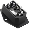 IEC Built-in Socket C14, with Black Switch and Fuse, 3-Pin