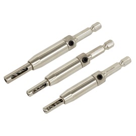 Sealey Self-Centering Chamfered Hinge Drill Set 3pc - AK3HD