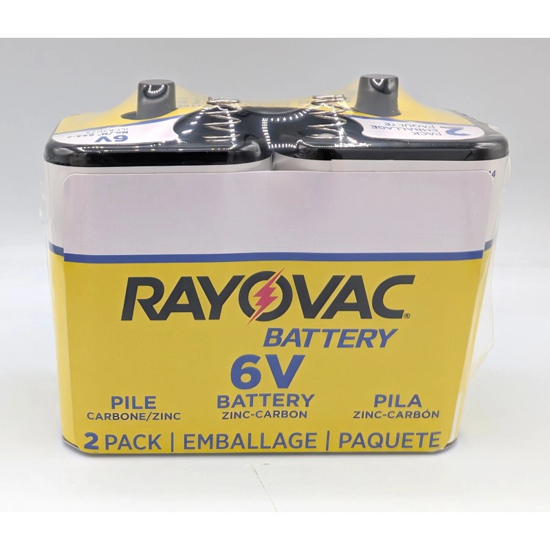 RAYOVAC Lantern Battery: 6V pila zinc-carbon Pack Of 4