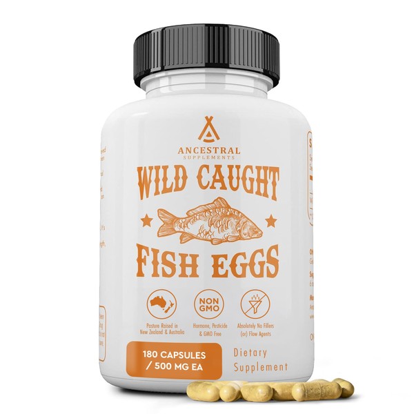 Ancestral Supplements Ancestral Supplements Wild Caught Fish Eggs, 2400mg, Omega-3