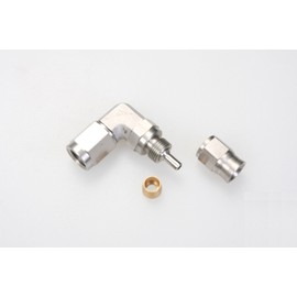 Autobahn88 Stainless Steel Brake Swivel Hose End Fitting - 90-Degree M10x1.5 Swivel Female to AN3 Female