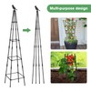 MQHUAYU 2 Pack Garden Trellis for Climbing Plants Outdoors,65Inch Cucumber