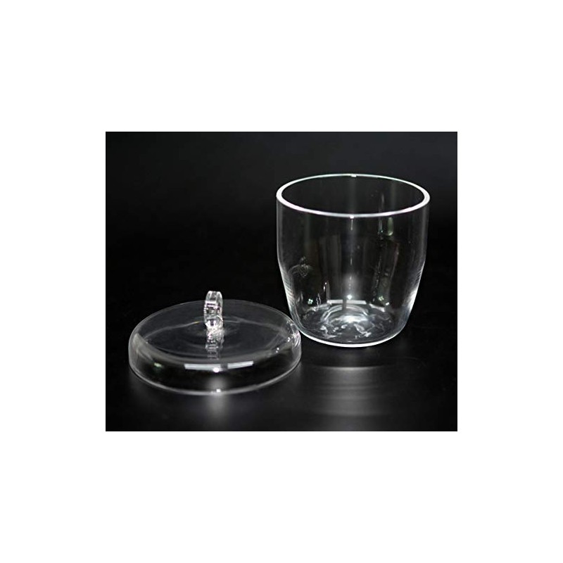 Quartz Crucibles Lab Crucible with Lids (10 ml, 50 ml,