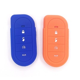 Tolxh #7656V 7856V Orange and Blue Soft Silicone Protective Cover Remote Control V2 Silica Gel Protective Shell Replacement Part New for Viper
