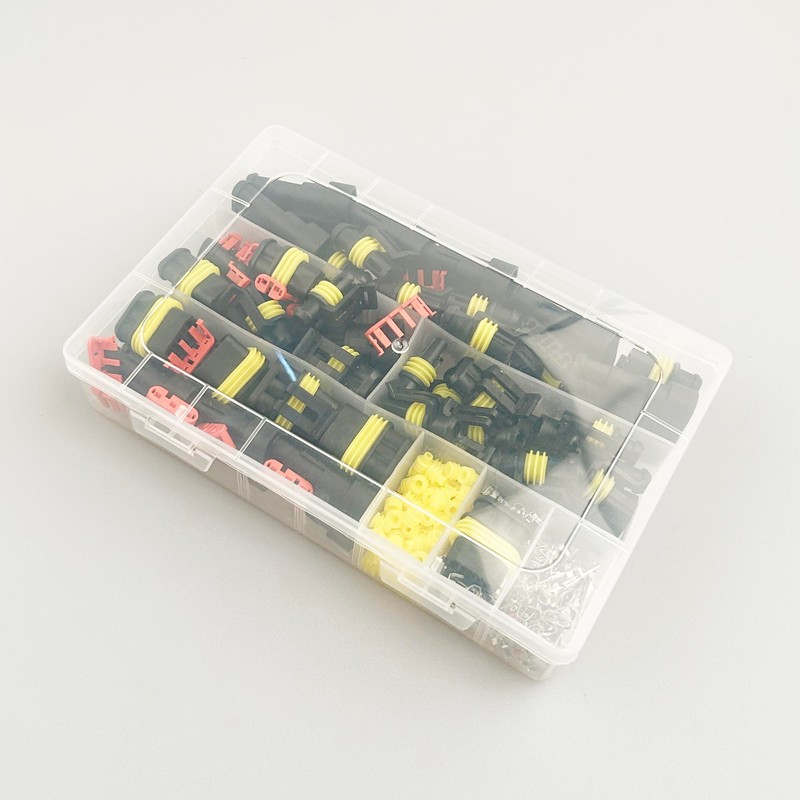 Waterproof Automotive Electrical Wire Connectors,352Pcs 26 Sets Male and Female