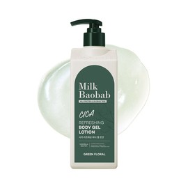 Milk Baobab Cica Refreshing Body Gel Lotion Green Floral Fragrance, 500ml, 1 pc / 밀크바오밥 시카 리프레싱 바디 젤 로션 그린 플로럴향, 500ml, 1개