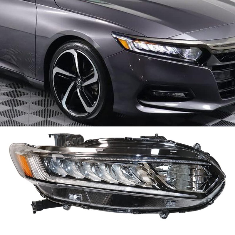 For 2018 2019 2020 Honda Accord Headlights Headlight Assembly, Headlight
