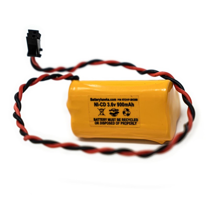 Battery Hawk ELB-B001 3.6v 900mAh AA900MAH 0253799 Unitech Ni-CD Exit