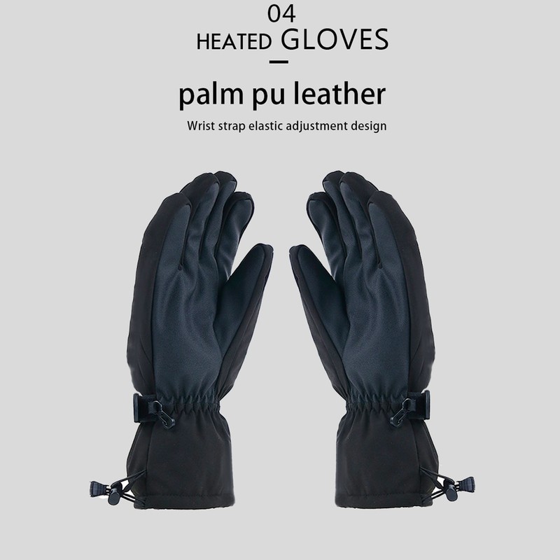Electric Heating Gloves 3 Adjustable Temperature Lithium Battery Gloves for