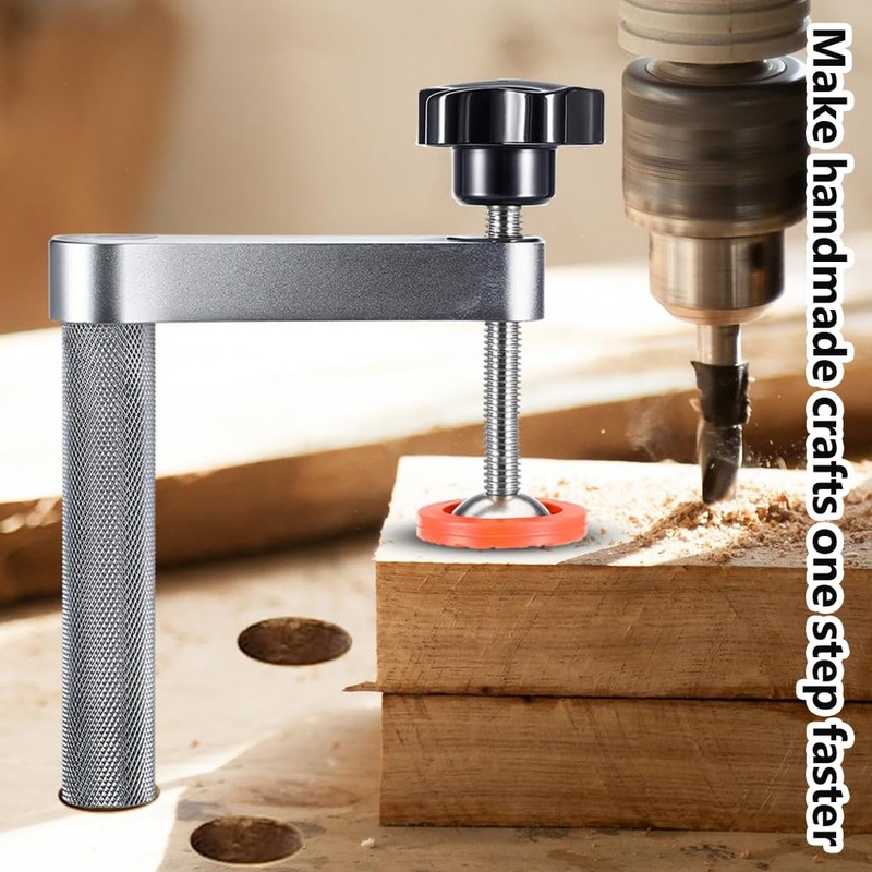 2 Pack 19mm Adjustable Bench Dog Clamps, Stainless Steel Hold