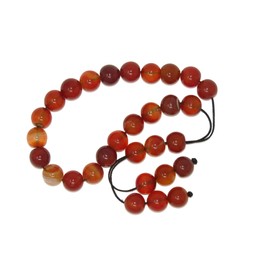 N102 - Loose Prayer Worry Beads 10mm Black Agate Gemstone Beads Handmade by Jeannieparnell