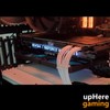 upHere gaming Grafikkarten Halterung,Grafikkarten Halter/Holster-Halterung, Eloxiertes Luft- und Raumfahrt-Aluminium, Einzel-
