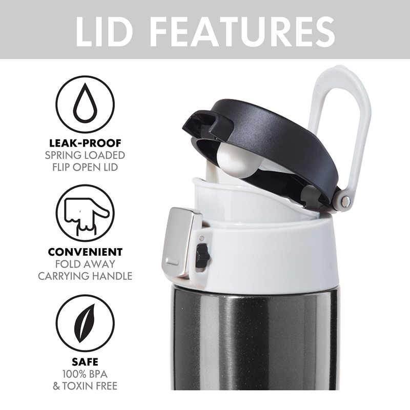 Oggi Thermal water bottle, 17-Ounce, Stainless