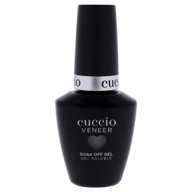 Cuccio - Veneer Gel Nail Polish - Longing For London - Soak Off Lacquer for Manicures & Pedicures, Full Coverage - Long Lasting, High Shine - Cruelty, Gluten, Formaldehyde & Toluene Free - 0.43 oz, Pale violet with gray undertones (I0098241)