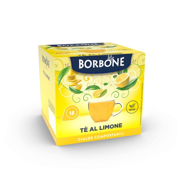 Caffè Borbone Lemon Tea - 72 Pads (4 Packs of