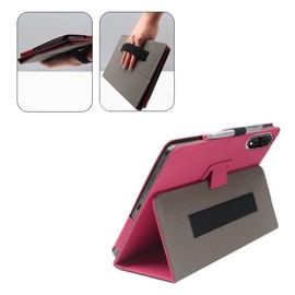 Case for Blackview Tab 90 Wifi, Premium PU Leather Multi-Angle Stand Business Folio Case Book Cover for Blackview Tab 90 Wifi 11 Inch (Rose)