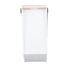 Fan Shape Storage Box with Dustproof Cover Compact Acrylic Filter