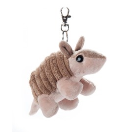 The Petting Zoo Armadillo Stuffed Animal Plushie, Gifts for Kids, Backpack Clips Animals, Armadillo Plush Toy, 6 inches