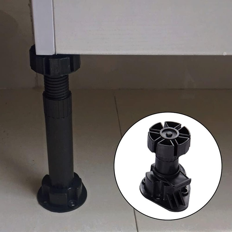 SHIERYUE 4 Pack Adjustable Furniture Feet,Adjustable Cabinet Legs for Kitchen