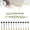 Tycoonest 12 Pcs Fineliner Pens, Black Ink Art Drawing Pens