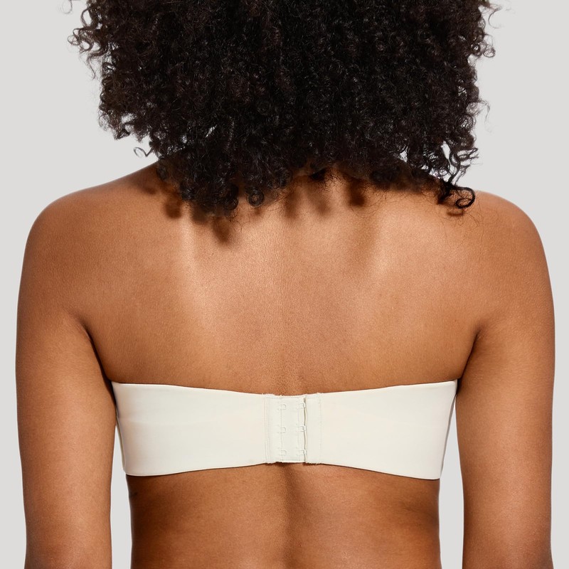 MELENECA Women's Minimiser Strapless Bra with Underwire with Invisible Bra