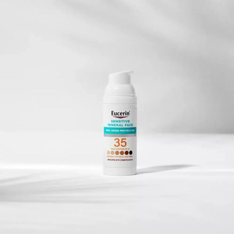 Eucerin Protector Solar Sunscreen Mineral con Color SPF 35 UVA