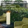 Warmhere 14" x 4" Large Outdoor Candles with Timer Waterproof,