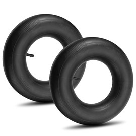 NIGOOLATA 13x4.00-6 Inner Tube 4.10/3.50-6 Heavy Duty Replacement Tire Tubes with Straight Valve Stem for Wheelbarrows, Mowers, Hand Trucks - 2 Pack
