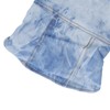 Dog Jean Coat Warm Cold Weather Plush Denim Pet Jacket