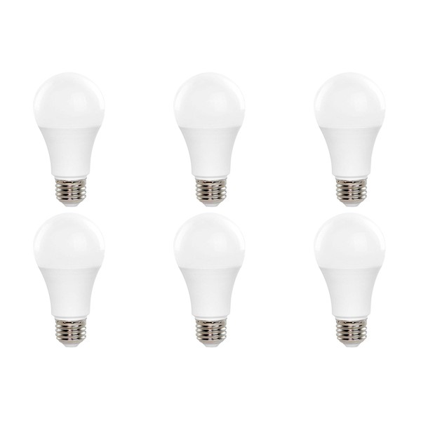 LED Light Bulbs | 10 Watt (60 Watt Equivalent) | Daylight 5000K | 25,000 Hours | Non-dimming | E26 Base | A19 Shape | Standard Household Bulb | 6 Pack | GoodBulb