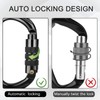 Carabiner Climbing Equipment, BOORCA UIAA Certified 25KN High Performance Carabiner