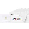 Luxor Crown Set of 2 Mulberry Silk Standard Pillowcases (White)